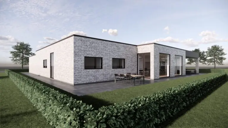 1016 3d illustration af huset