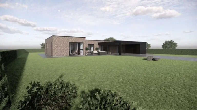 1020 3d illustration af hus