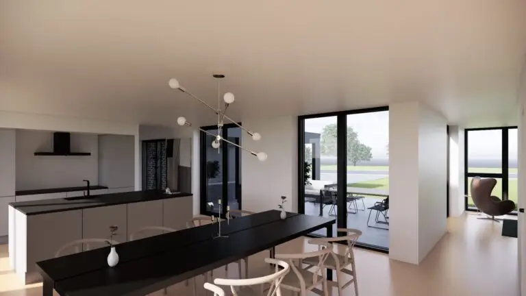 1020 3d illustration af hus