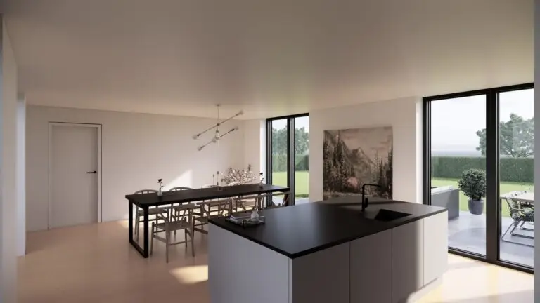 1020 3d illustratin af hus