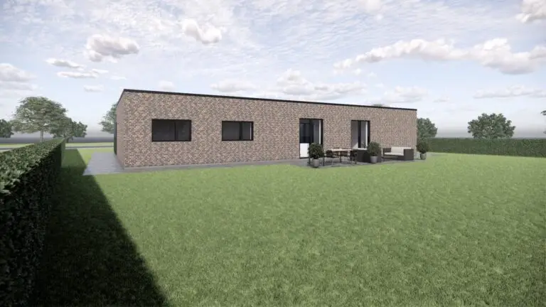 1020 3d illustratin af hus