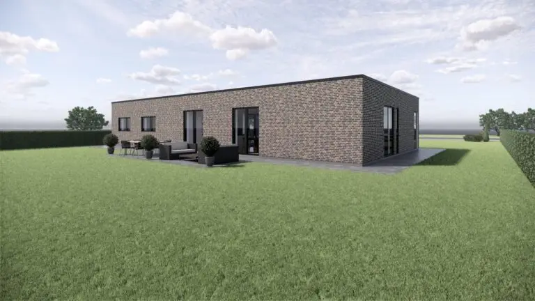 1020 3d illustratin af hus