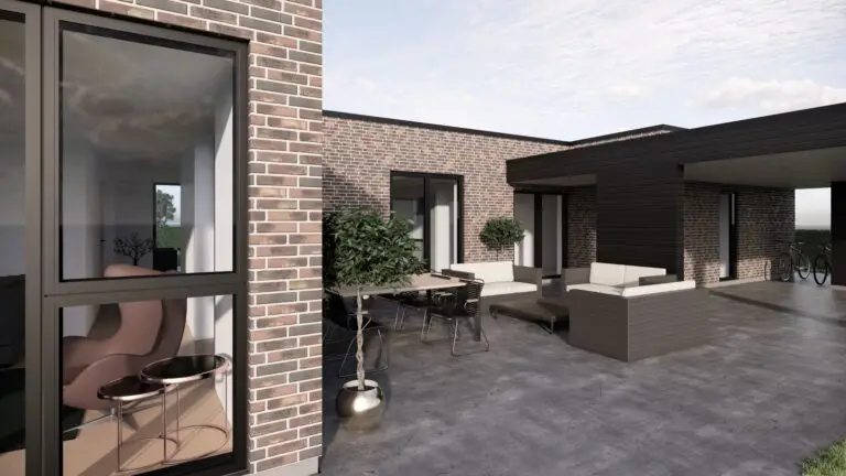 1020 3d illustratin af hus