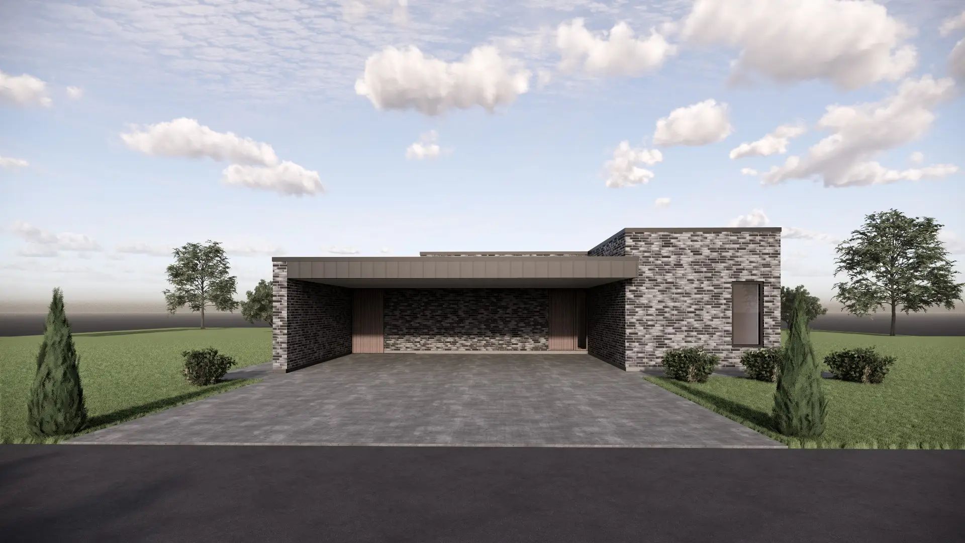 1022 - 3d Illustration af hus